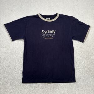 Vintage Ausdream Sydney Australia T Shirt Large Double Layer Cotton Kangaroo 90s